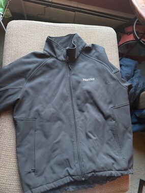 Marmot Men's Charcoal Full-Zip Softshell Jacket